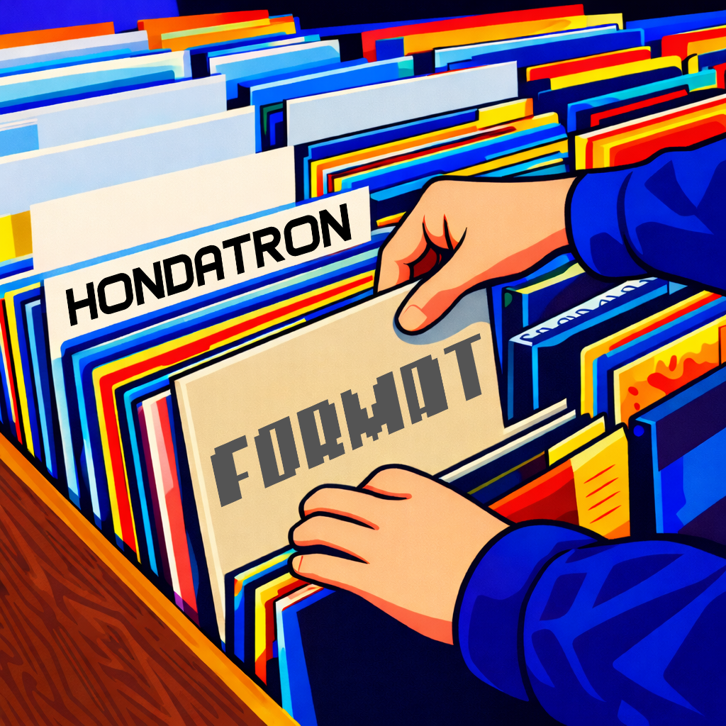 HONDATRON"Format"のシングルのジャケット